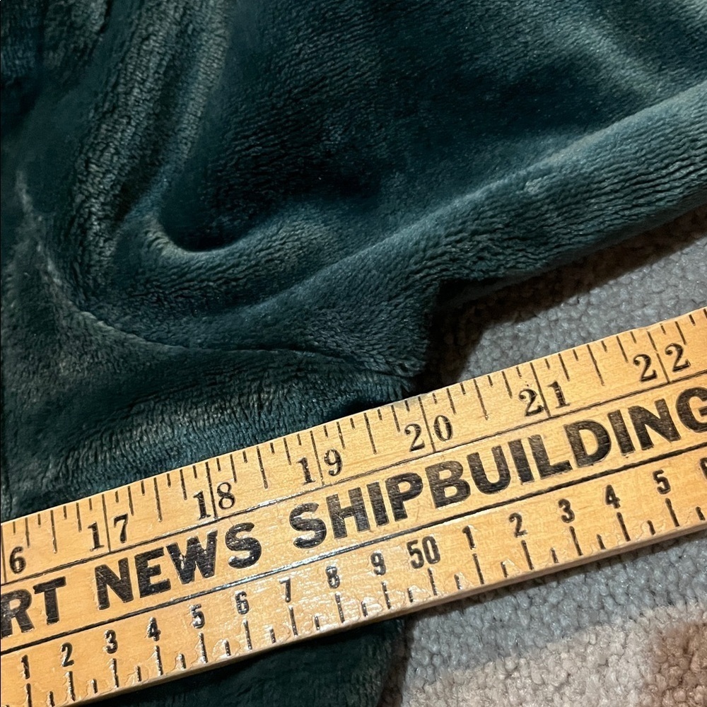 Gerry Gray Green Fleece with Pockets Cozy Hoodie Size Small - Picture 6 of 6